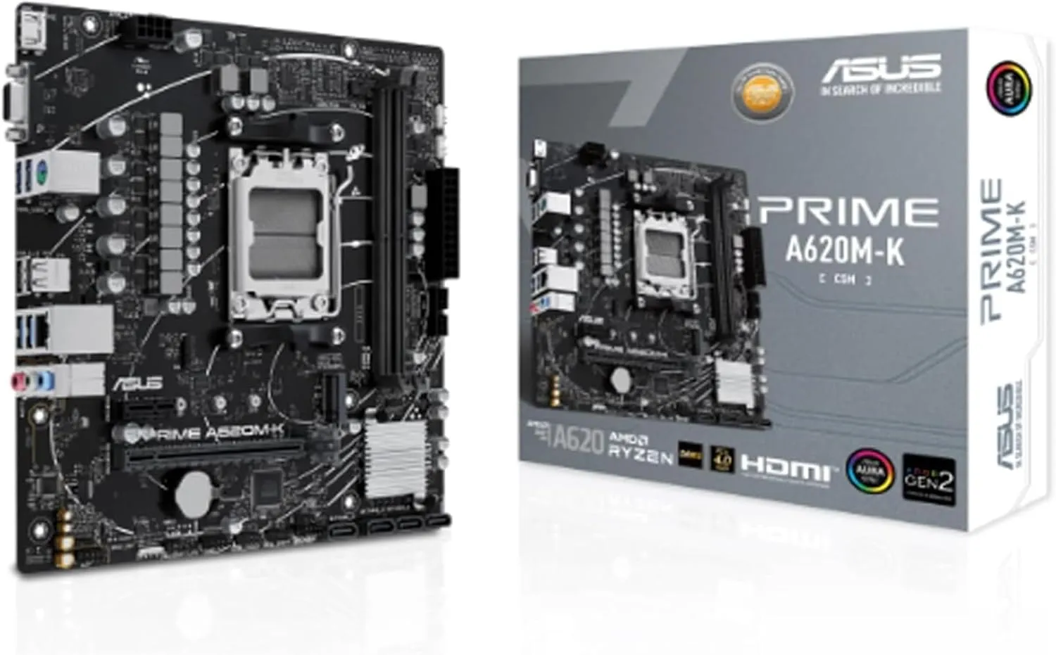 ASUS PRIME A620M-K AM5対応マザーボード コスパ重視の安定基盤