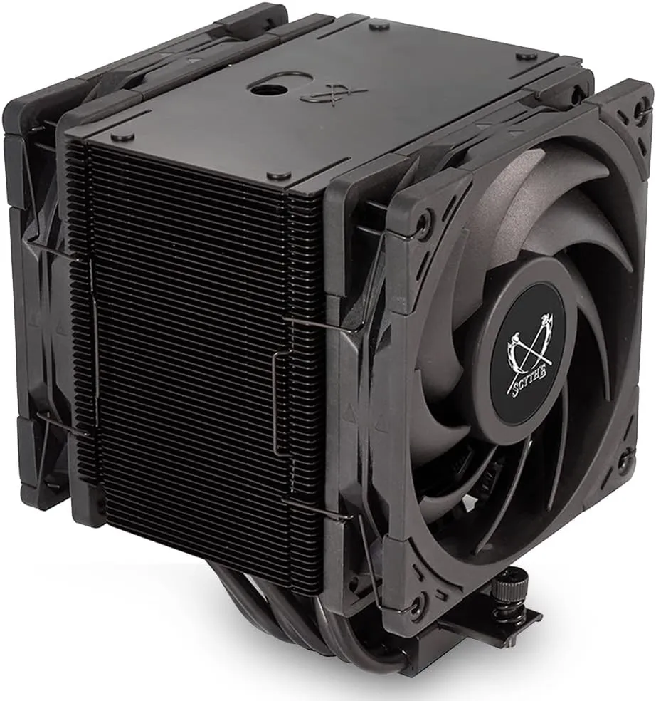 SCYTHE MUGEN6 BLACK EDITION 7800X3D向けおすすめ空冷CPUクーラー 高さ154mm 干渉回避設計対応