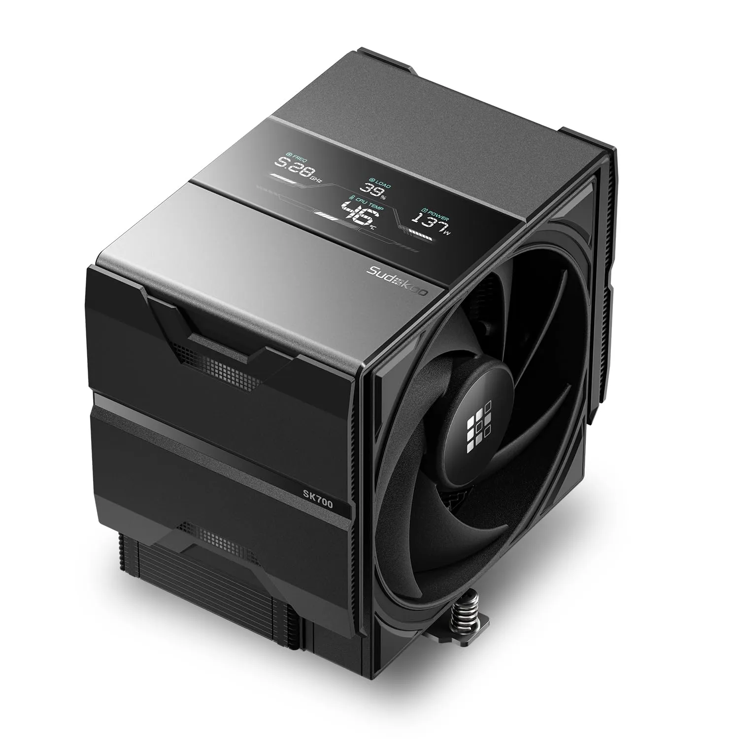 Sudokoo SK700V AM5 7800X3D向けおすすめ空冷CPUクーラー AM5専用 7本ヒートパイプ搭載モデル