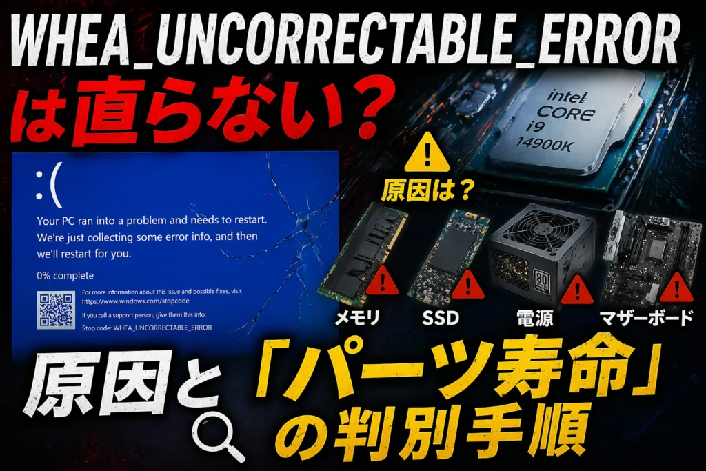 熱暴走や寿命対策に最適。圧倒的な耐久性を誇るWD_BLACK SN850Xへの換装でエラーを解決